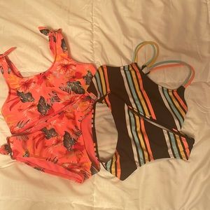 2 art class girls bikinis size M(7/8)